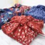 Set Of Three Reusable Fabric Christmas Gift Wraps, thumbnail 10 of 10