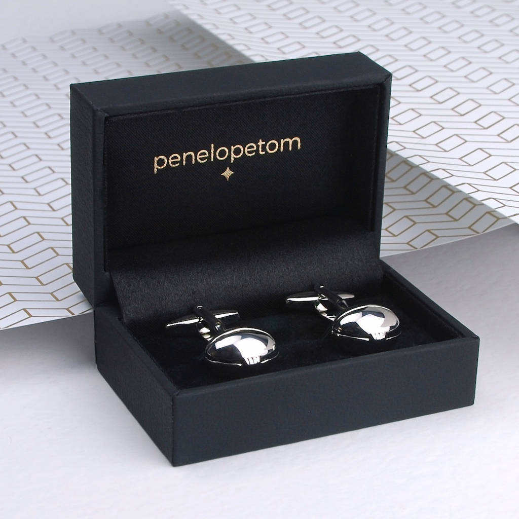 personalised rugby cufflinks