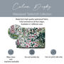 Cottage Garden White Water Resistant Outdoor Tablecloth, thumbnail 2 of 6