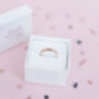 Slim Organic Domed Ring In Recycled 9ct Rose Gold, thumbnail 2 of 3