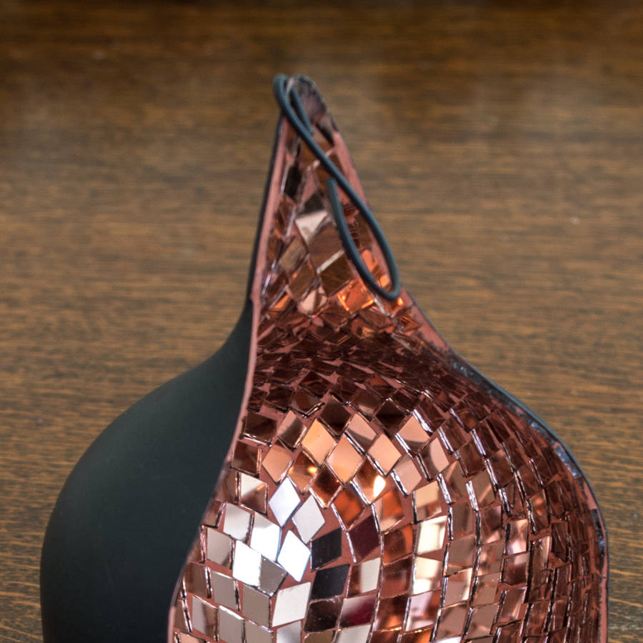 large mosaic hanging tea light holder by dibor