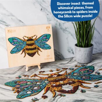 Bee Jigsaw Puzzles For Adults 321 Piece 50x24.5cm, 6 of 6