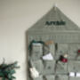 Personalised Green Gingham Advent Calendar Embroidered, thumbnail 3 of 12