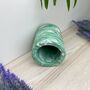 Emerald Green Marbled Pen Pot, thumbnail 5 of 7