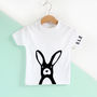 Bunny Or Bear Personalised Unisex T Shirt, thumbnail 2 of 5