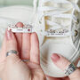 Personalised Bride Metal Shoe Tags, thumbnail 1 of 5