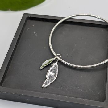 Maxi Guardian Sterling Silver Bangle, 2 of 5
