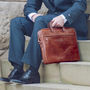 Handcrafted Fine Leather Document Case. 'The Tutti', thumbnail 9 of 12