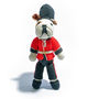 Animal Soft Toy In Changeable Soldier Outfit, thumbnail 3 of 5