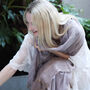 Personalised Shimmering Silky Wedding Scarf, thumbnail 7 of 12
