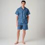Men's 'Marrakesh' Paisley Crisp Cotton Short Pyjama Set, thumbnail 1 of 4