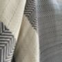 Zigzag Design Grey Soft Sofa Throw, thumbnail 6 of 9