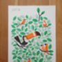 Personalised Toucan Riso Print A3, thumbnail 1 of 3