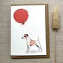 Smooth Haired Fox Terrier Birthday Card, thumbnail 1 of 4