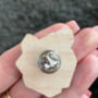 Eco Friendly, Wooden Pin, Crystal Cluster Brooch/Badge, thumbnail 5 of 6