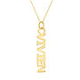 Vertical Custom Name Plate Pendant Charm, thumbnail 7 of 8