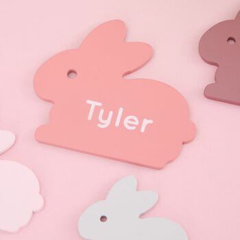 Personalised Pink Bunny Puzzle Toy, 2 of 3