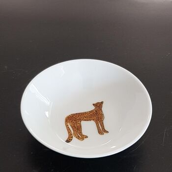Set Of Four Tea Tips Cheetah Blue, 2 of 2