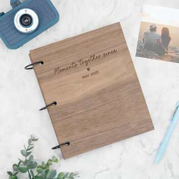 Personalised Couples Memory Book Photo Album, 2 of 10