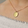Handwriting Charm Engraved Name Necklace, thumbnail 5 of 9