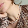 Freshwater Pearl And Rainbow Moonstone Bead Necklace, thumbnail 2 of 3