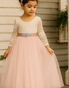 Mary Jane In Baby Pink ~ Party Or Flower Girl Dress, 5 of 6