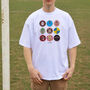 Sunderland Football Beer Mats Oversized T Shirt, thumbnail 5 of 11