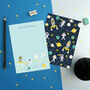 Personalised Space Pattern Thank You Cards, thumbnail 1 of 5