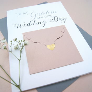 To My Groom Wedding Day Card, 3 of 7