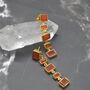 Orange Carnelian Earrings Or Aqua Chalcedony Earrings, thumbnail 8 of 12