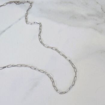 The Paperclip Necklace, Silver, 3 of 3