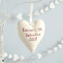 Personalised Hanging Heart Gift For 2nd Or Any Anniversary, thumbnail 9 of 12