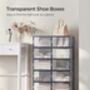 Pack Of Shoe Boxes Stackable Shoe Storage Organisers, thumbnail 4 of 9