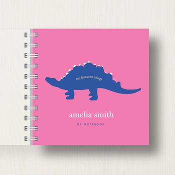 Personalised Kid's Dinosaur Small Note Book, 8 of 9