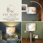 Silver Birch Contemporary Woodland Drum Lampshade, thumbnail 3 of 10