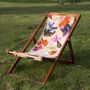 Autumnal Brown Floral Chilling Out Summer Furniture, thumbnail 2 of 8