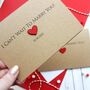 Personalised I Can't Wait To Marry You, Love Heart Card, thumbnail 7 of 7