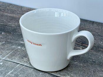 White 'Sexy Beast' Mug, 2 of 3