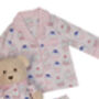 Lulu Girls Cupcake Pyjama Set With Matching Teddy Bear, thumbnail 5 of 6