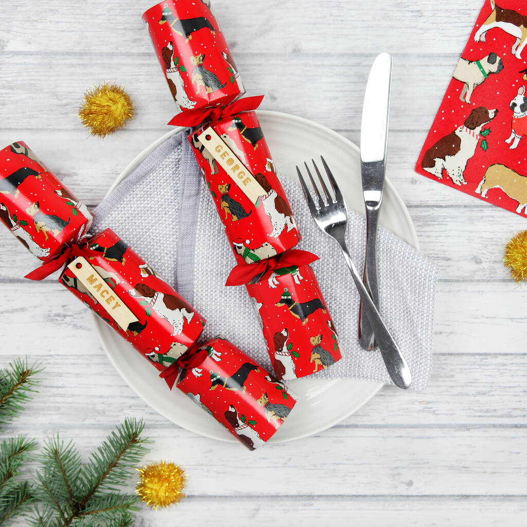 Christmas Dog Paper Napkins By Postbox Party