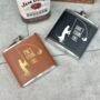 Personalised Fishing Fuel Hip Flask, thumbnail 1 of 3