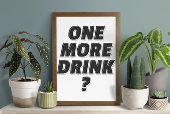 'One More Drink?' Print, 7 of 12