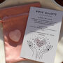 Rose Quartz Polished Heart For Love And Compassion, thumbnail 2 of 4