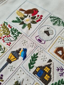 Winter Splendour Embroidery Kit, 2 of 12