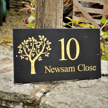 Personalised Gold Leaf Signs, 4 of 12