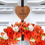 Personalised Wooden Heart Wreath Hanger, thumbnail 1 of 6