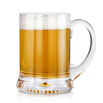 Personalised Handmade Star Base Beer Glass Tankard, 3 of 6