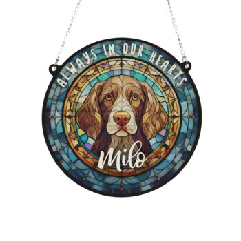 Springer Spaniel Memorial Suncatcher, 3 of 6