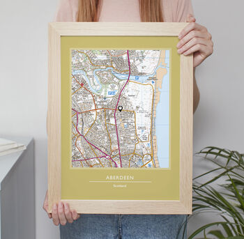 Favourite UK Place Print Custom Made Map, 7 of 12