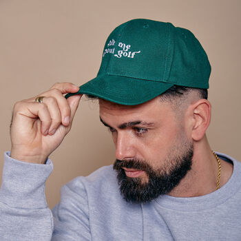 Ask Me About… Slogan Personalised Cap, 2 of 9